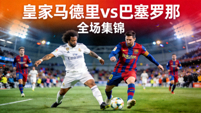 皇家马德里对阵巴塞罗那全场集锦视频封面图